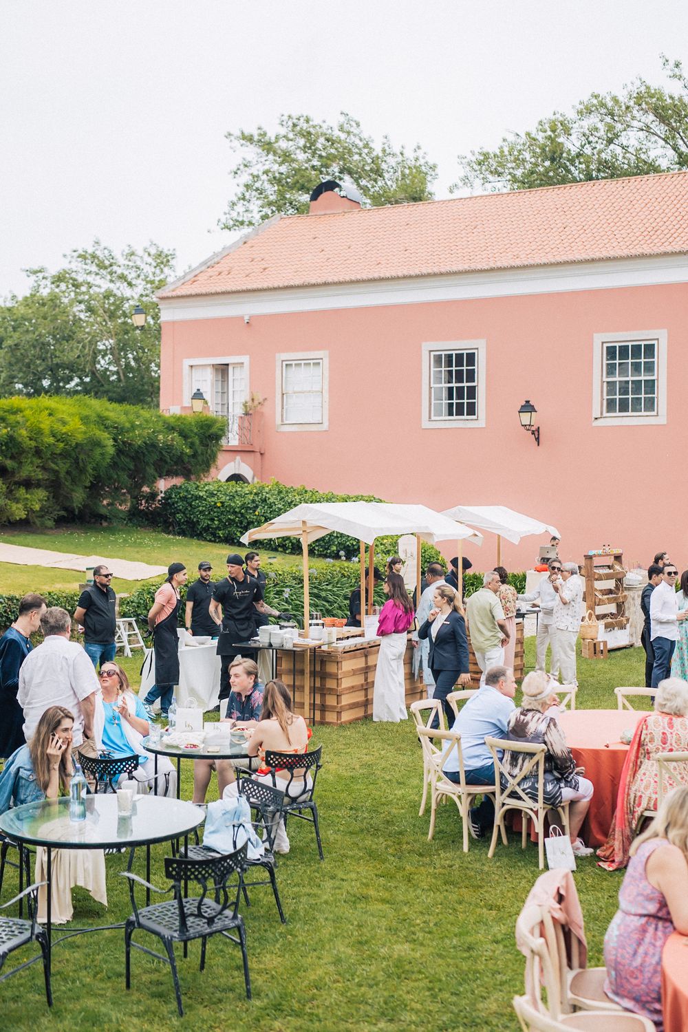 Exquisite Indian cuisine by Passage to India Catering at a Destination Indian Wedding in Portugal in Penha Longa Resort