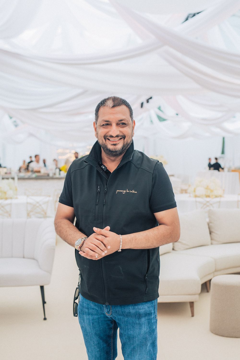 Exquisite Indian cuisine by Passage to India Catering at a Destination Indian Wedding in Portugal in Penha Longa Resort