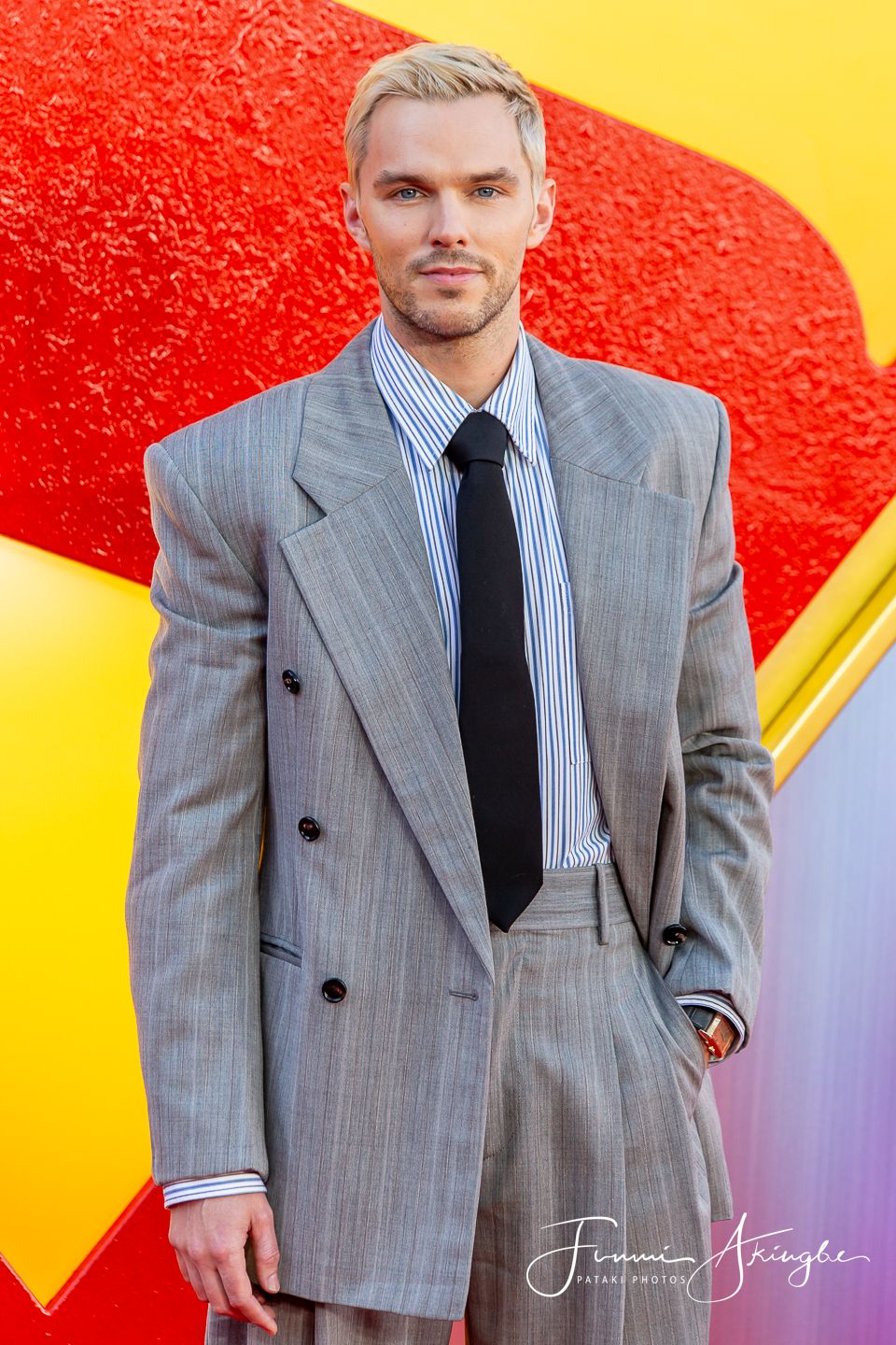 Actor Nicholas Hoult at the UK Fan Event for the 2025 movie at Leicester Square, London