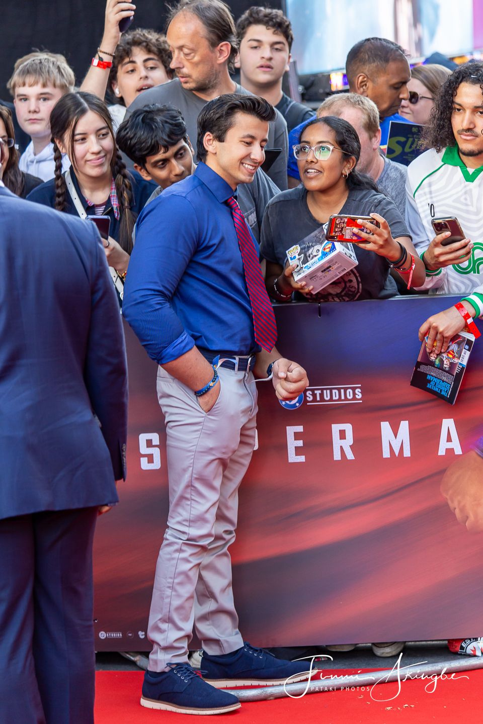 Social influencer Matt Ramos with fans at the UK Fan Event for the 2025 movie at Leicester Square, London