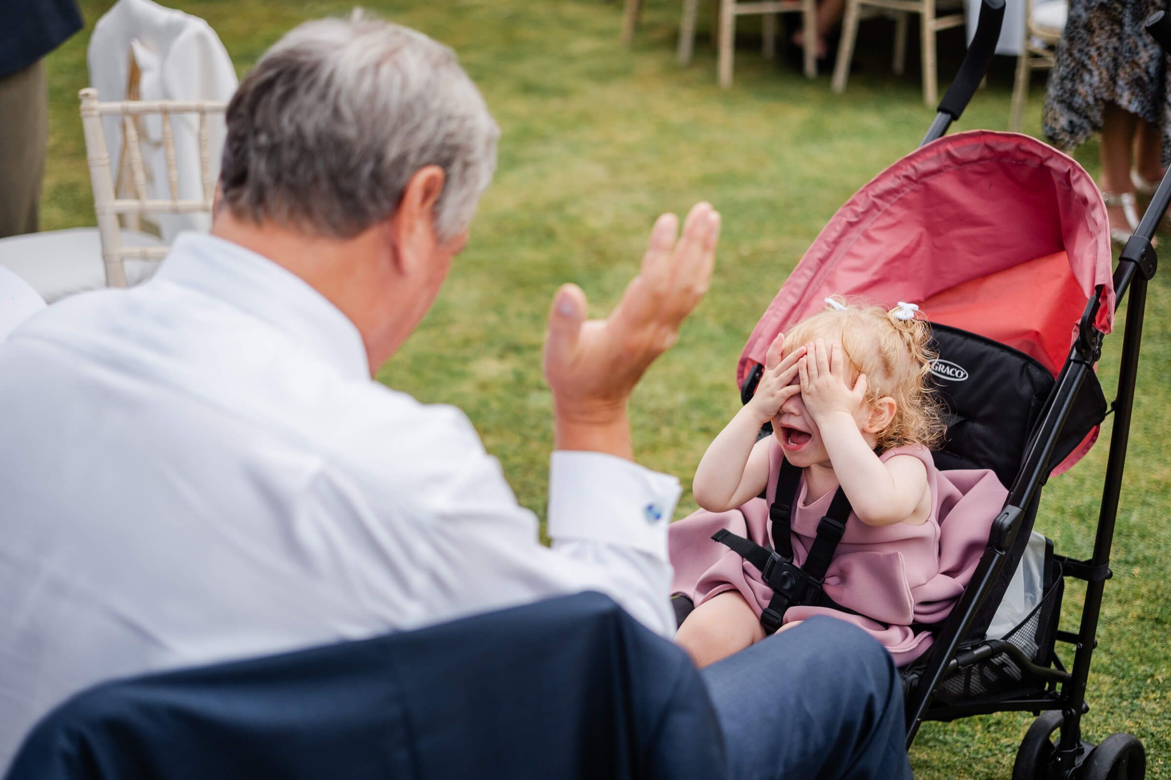 children at weddings having fun