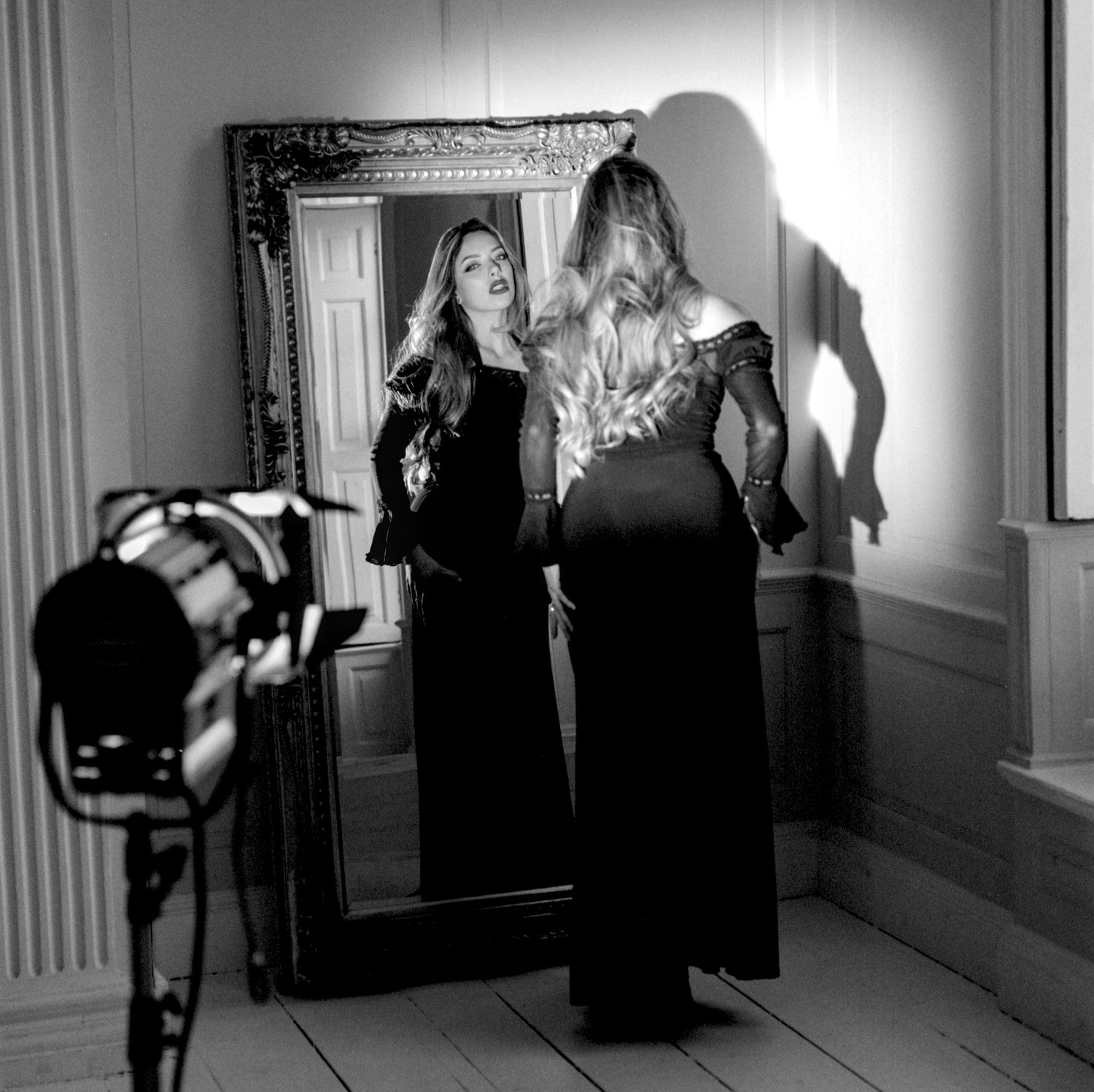 UK model Mia Moore photoshoot during the Vampirique Photography Project made possible by Kodak Professional Europe
