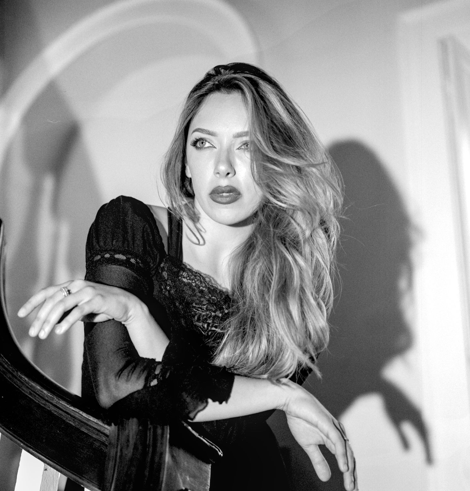 UK model Mia Moore photoshoot during the Vampirique Photography Project made possible by Kodak Professional Europe