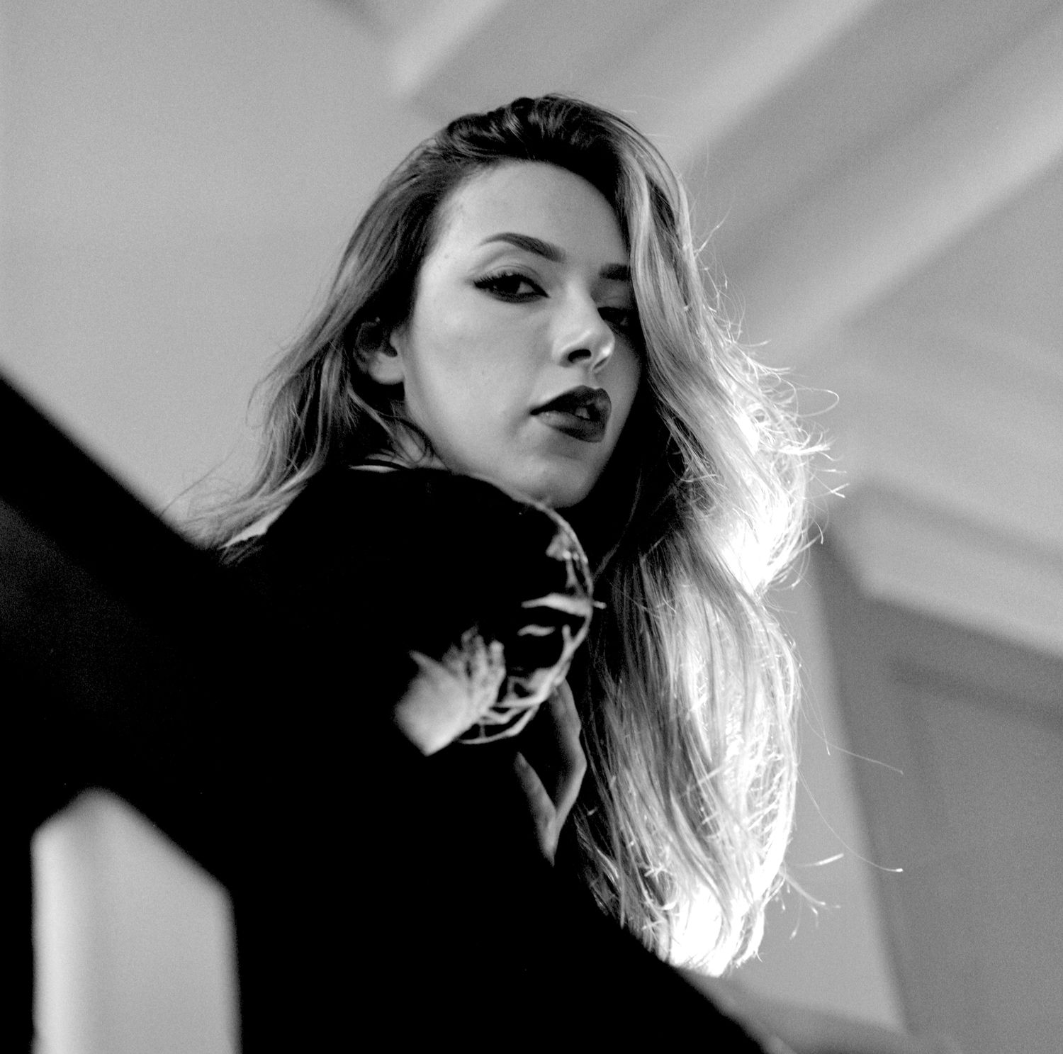 UK model Mia Moore photoshoot during the Vampirique Photography Project made possible by Kodak Professional Europe
