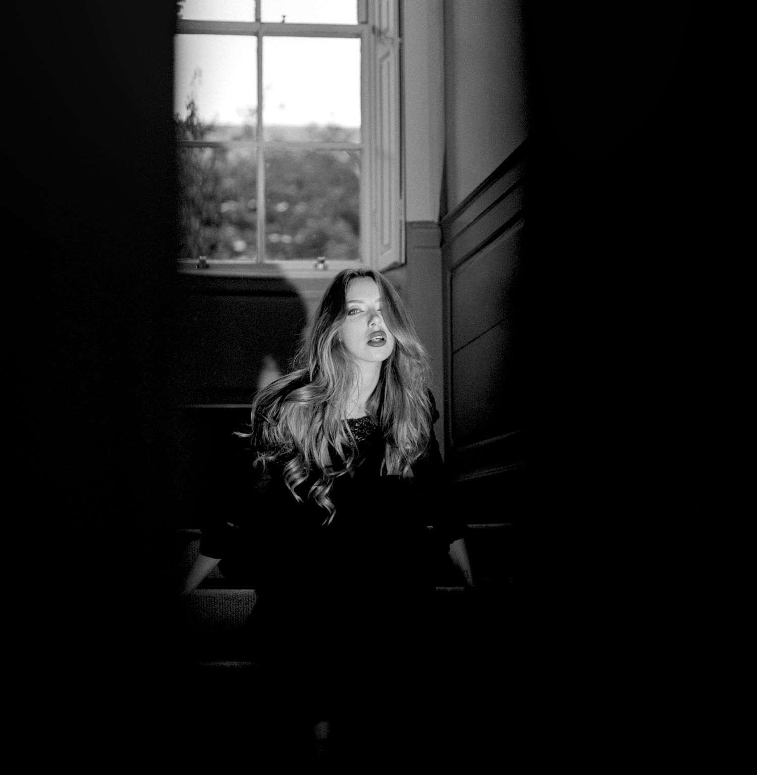 UK model Mia Moore photoshoot during the Vampirique Photography Project made possible by Kodak Professional Europe