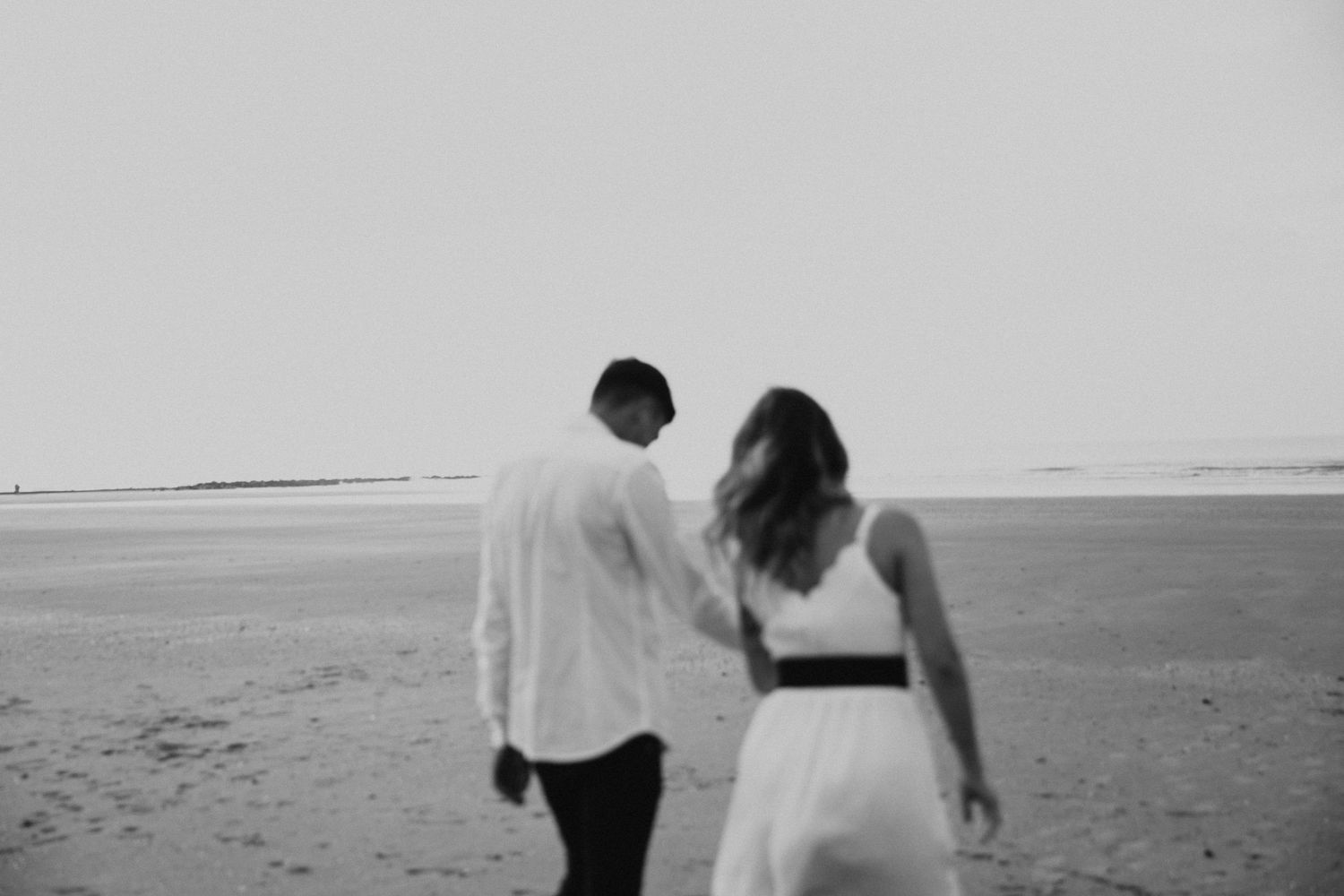 Séance couple mer belge Coralie of the Valley