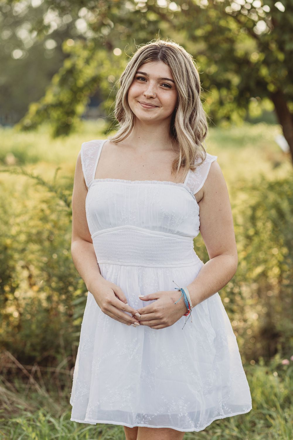 Professional senior graduate photo outdoors