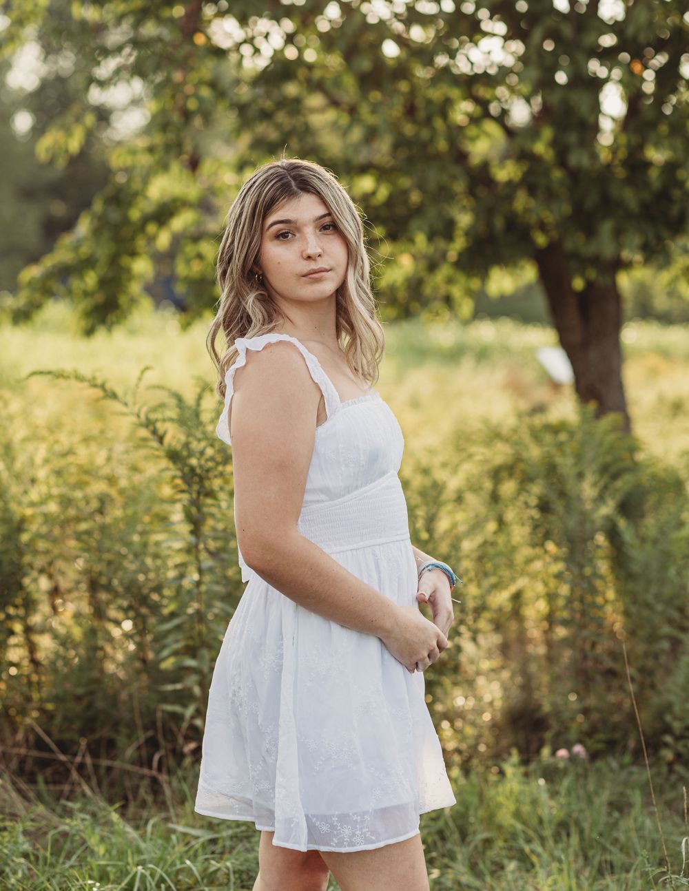 Professional senior graduate photo outdoors