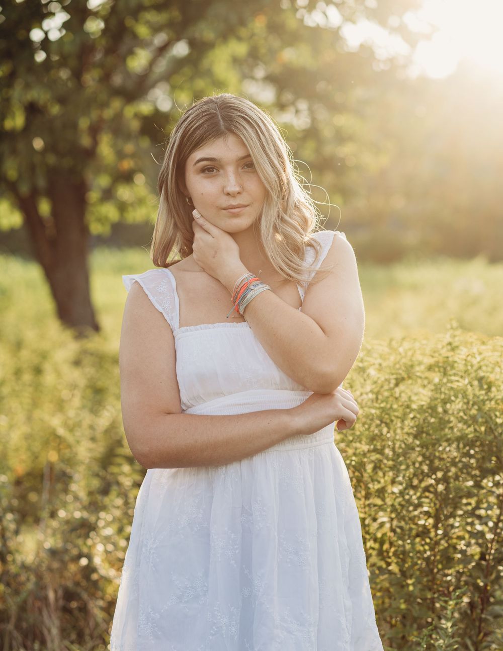 Professional senior graduate photo outdoors