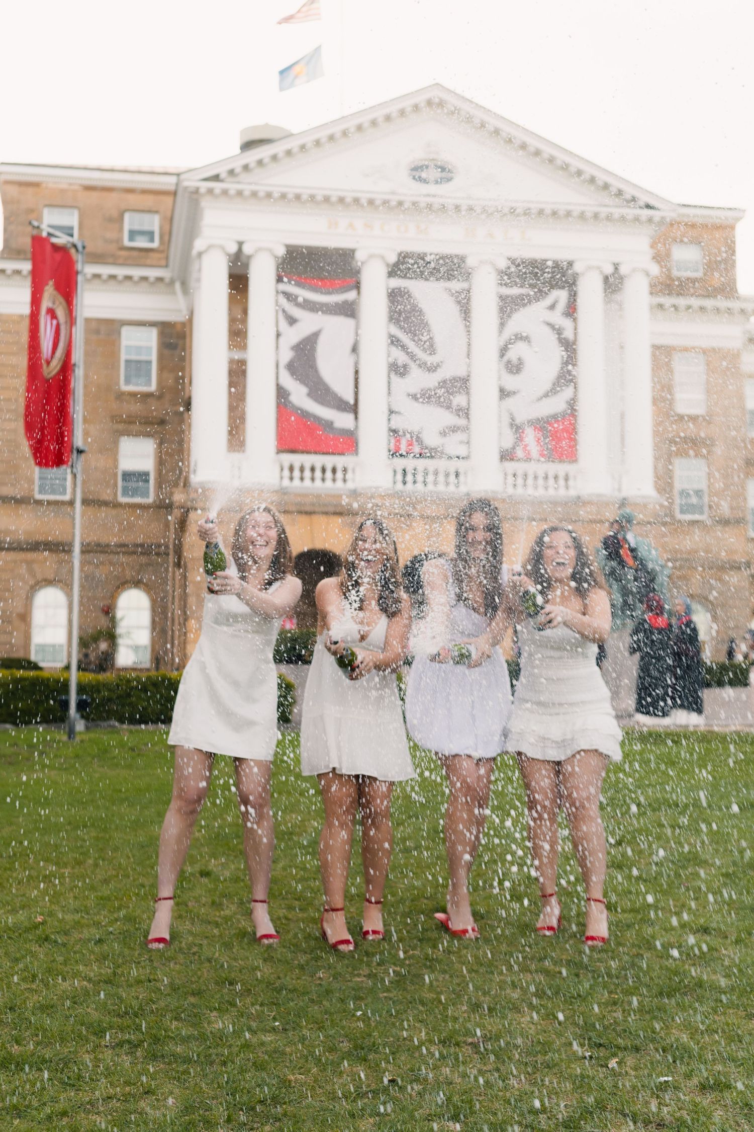 uw madison university of wisconsin alumni graduation graduates professional photos bascom hill capitol building college sorority sisters