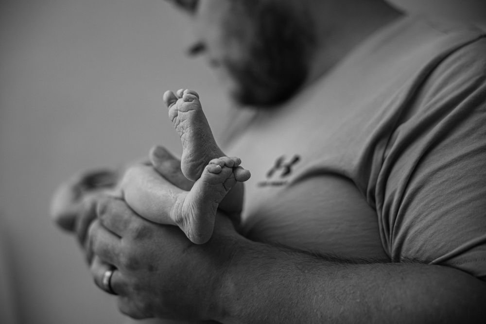 newborn baby feet home birth photography cape town