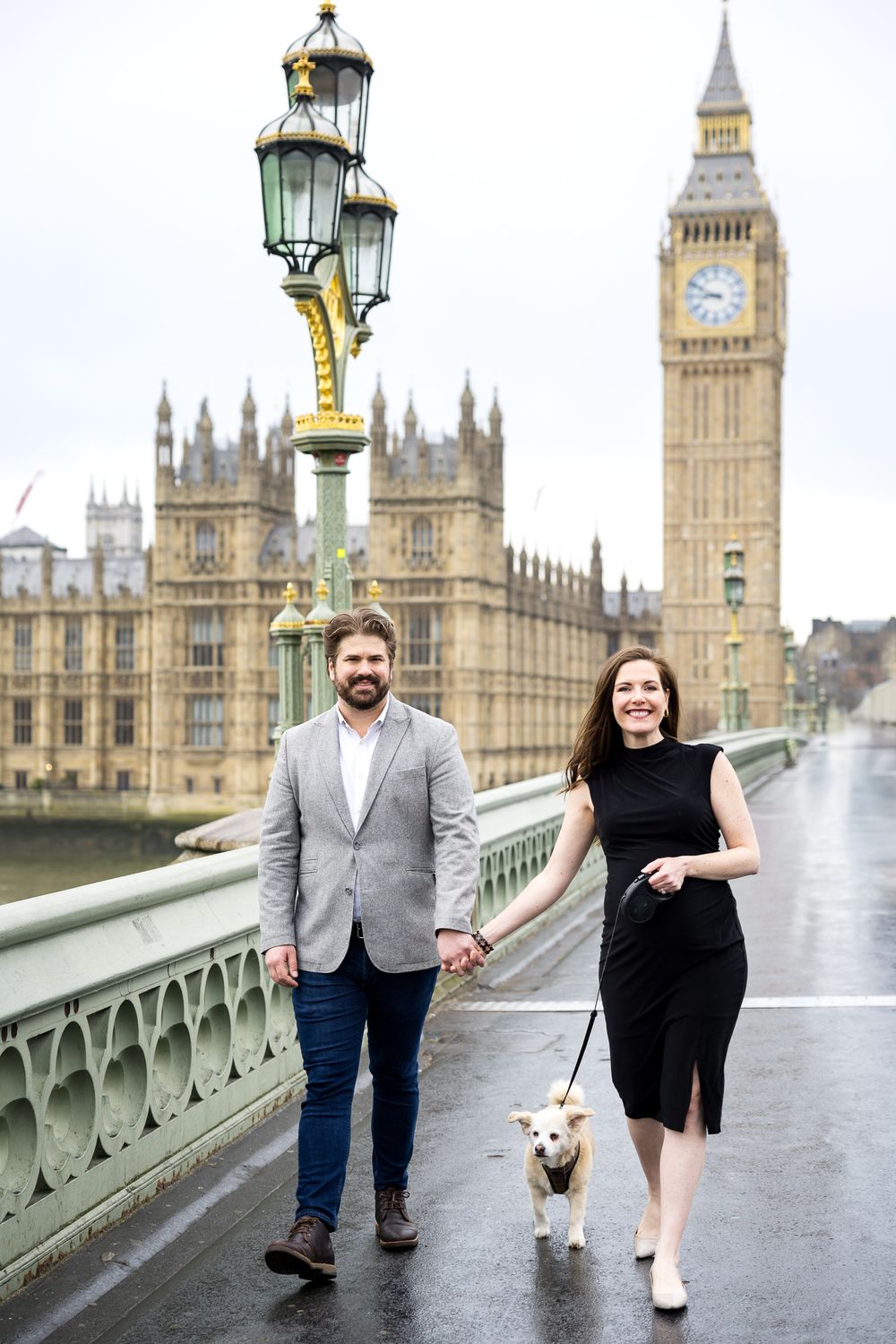 photoshoot in front of Big Ben houses of parliament