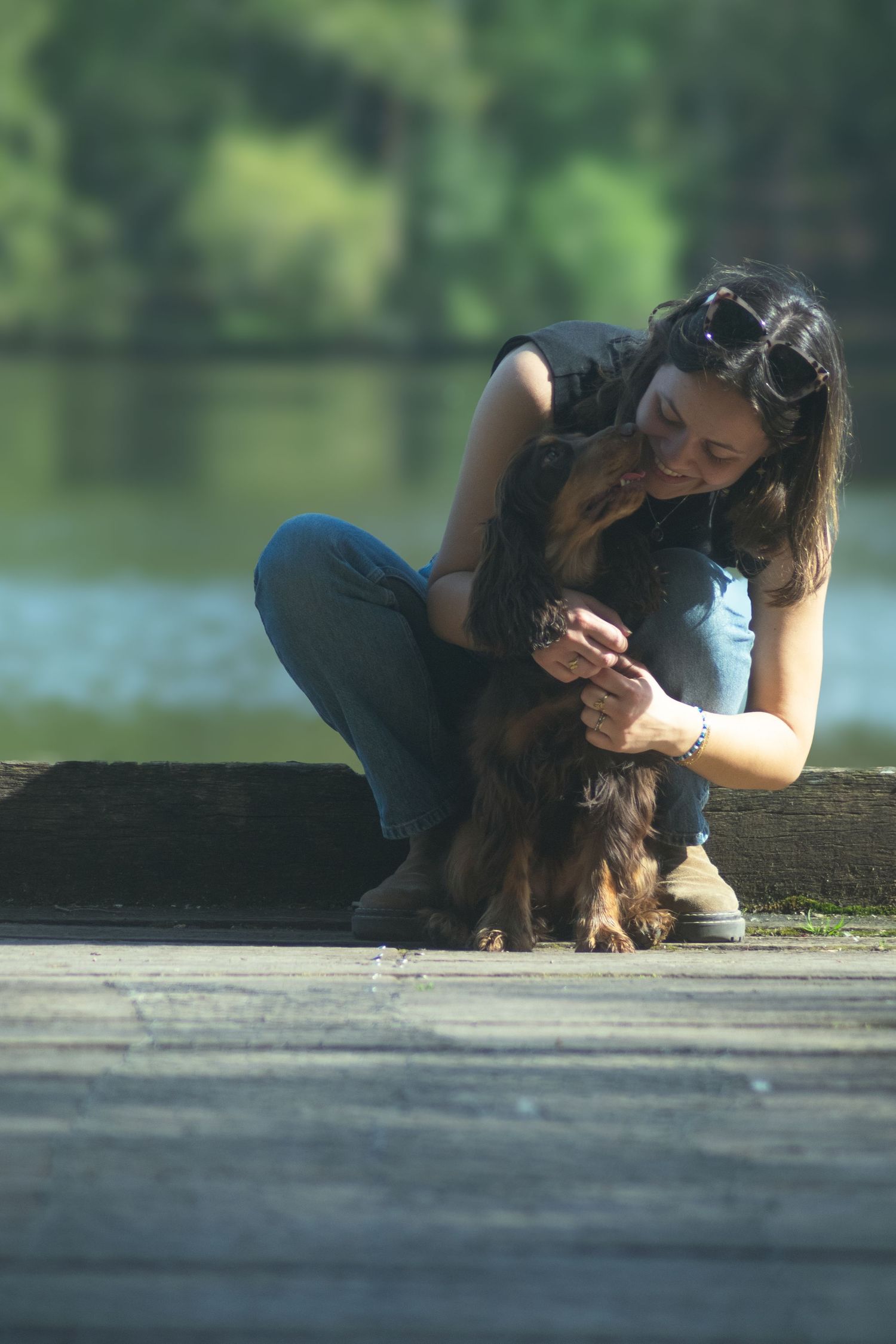 Séance photo avec son chien