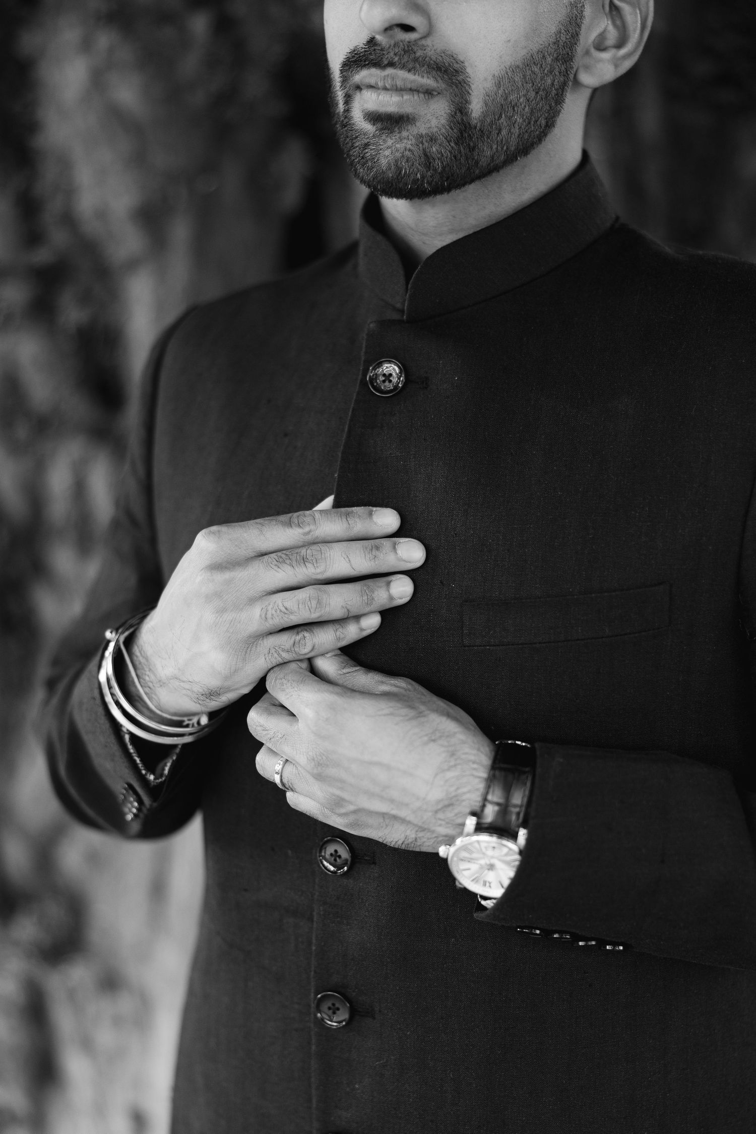 Indian groom at the Great Barn in Harrow