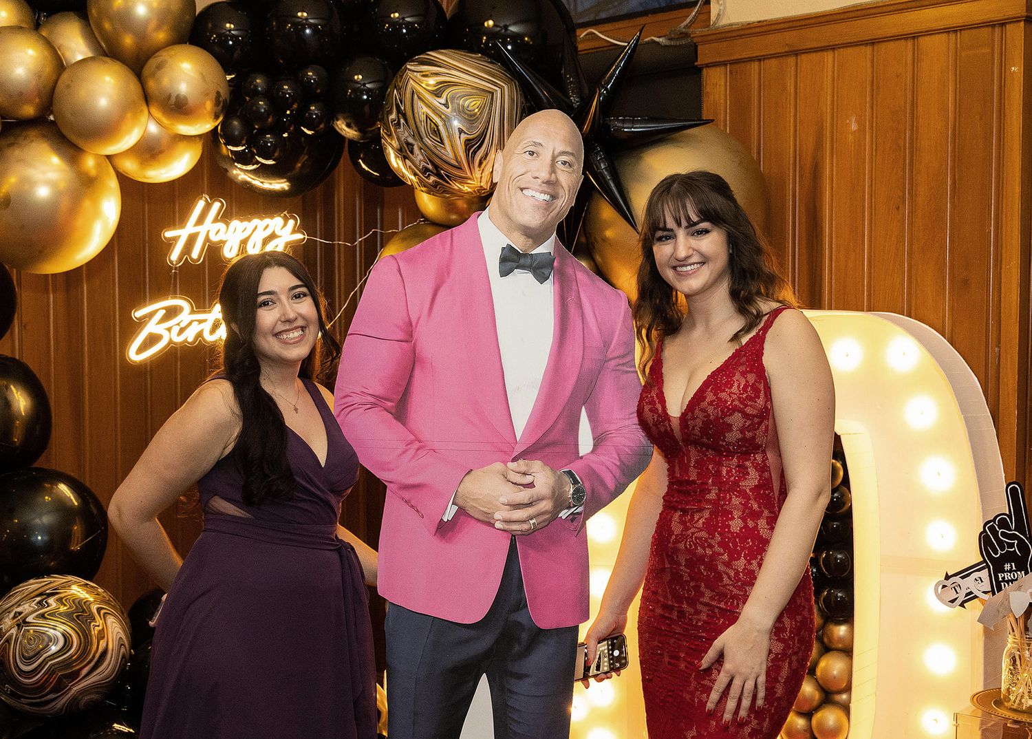 40th birthday, birthday party, celebration, event photos, birthday photos, best party, party decor, disco, the rock, celebrity pics, dancing