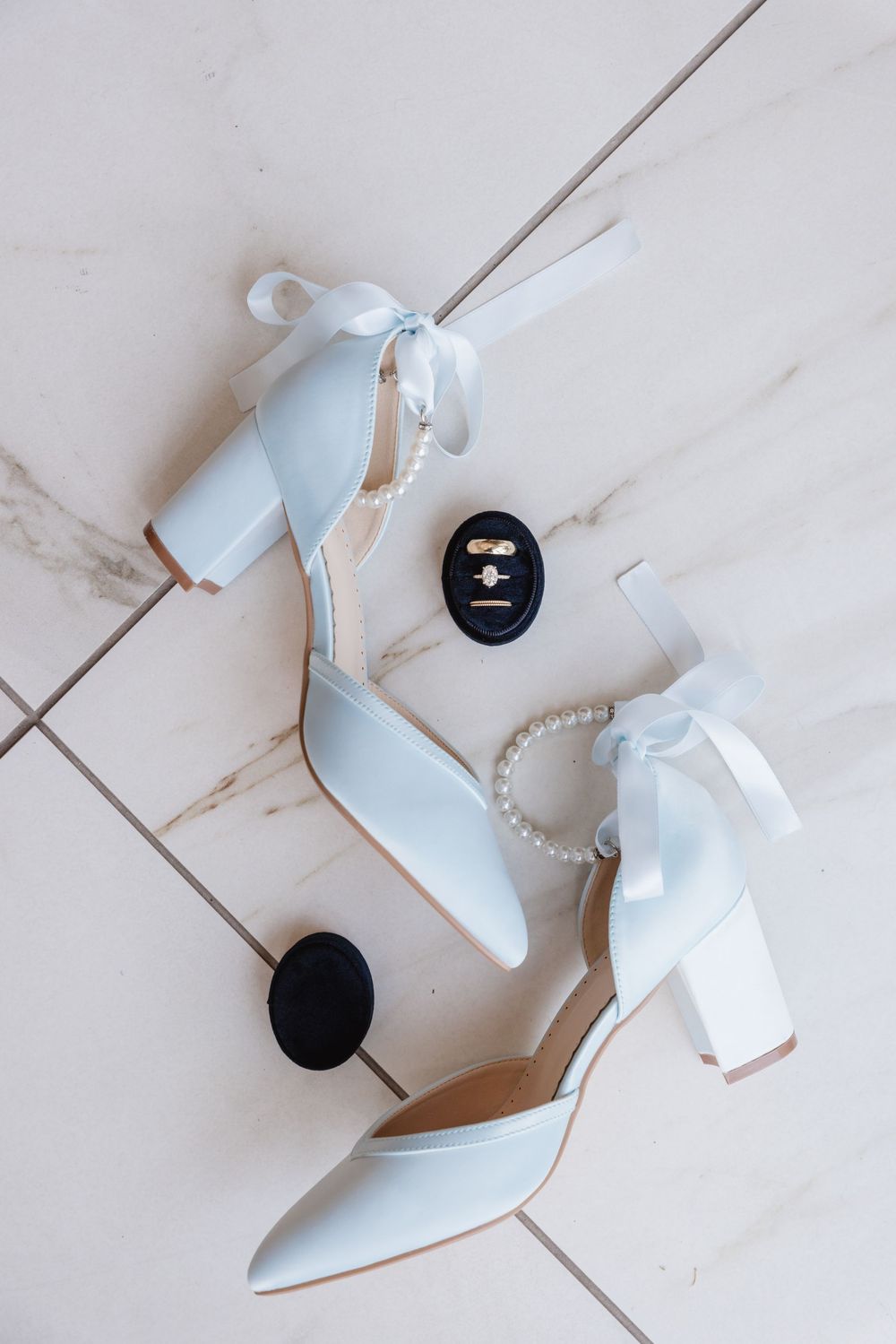 Blue Wedding shoes detail at Waypoint 4180