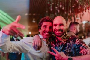 Bruno from The Storytelles on a wedding day in The Astoria