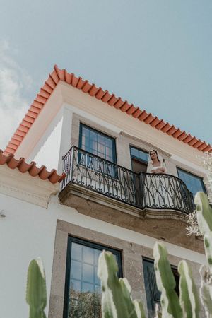 Facade of The Astoria by Histórias com Alma — boho-inspired wedding venue in Porto, Portugal.