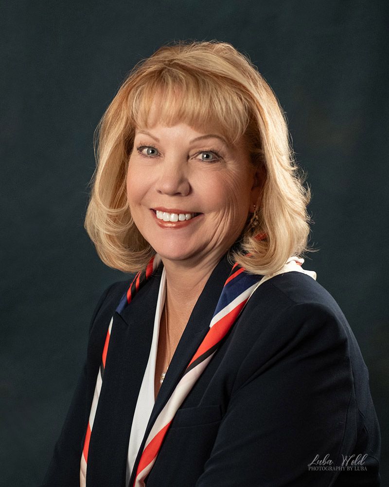 professional campaign portrait of a political official woman in Liberty Lake by headshot photographer Luba Wold in Post Falls
