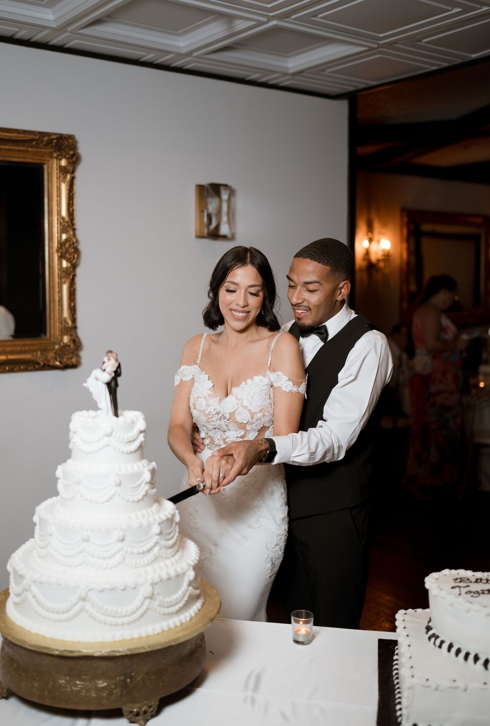 wedding photos at the san Fransisco steakhouse