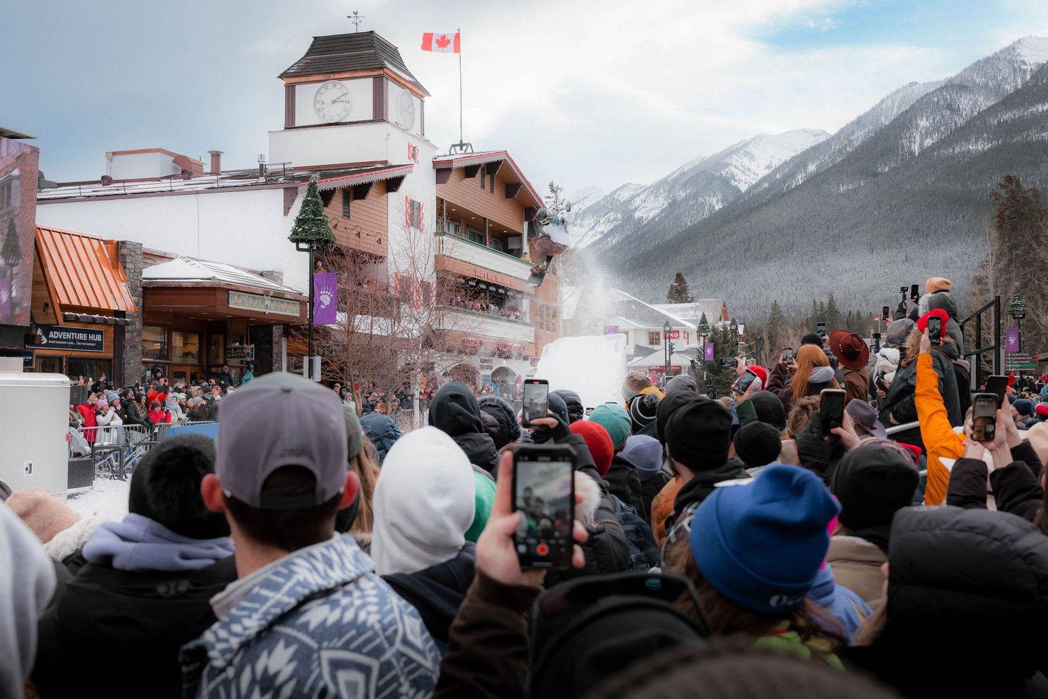 Skiing, Skijoring, horse, Banff, Commercial photography