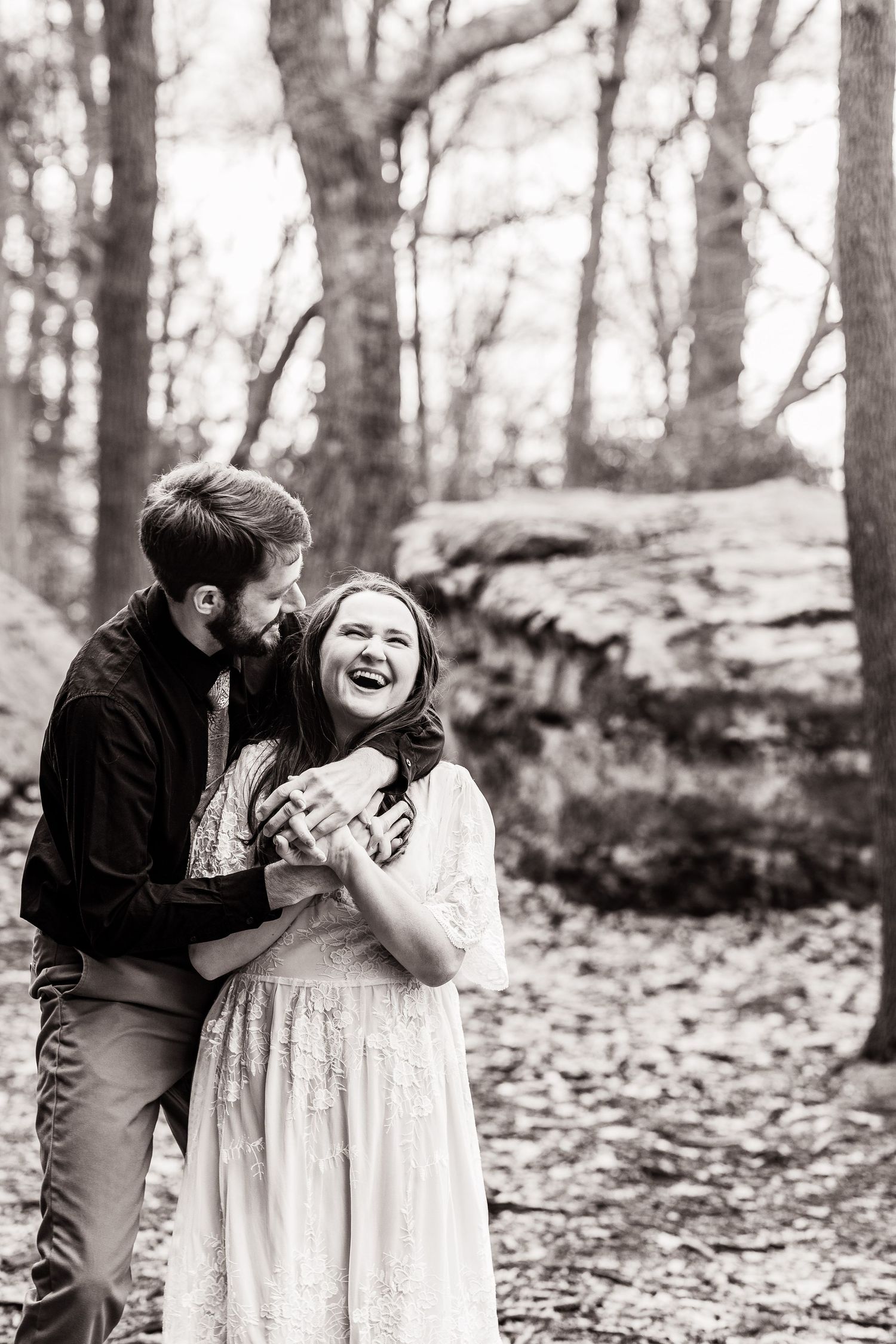 WV engagement session at Coopers Rock State Park