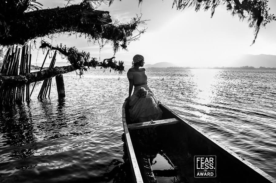 A dreamy black and white scene. One of the winning photos from a Fearless Photographers edition in 2013.