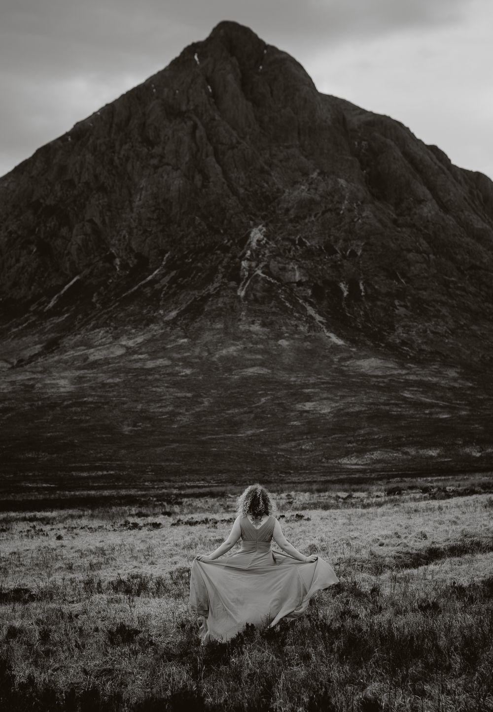 Portret shoot bij Buachaille Etive Mor – Sassenach Session Schotland