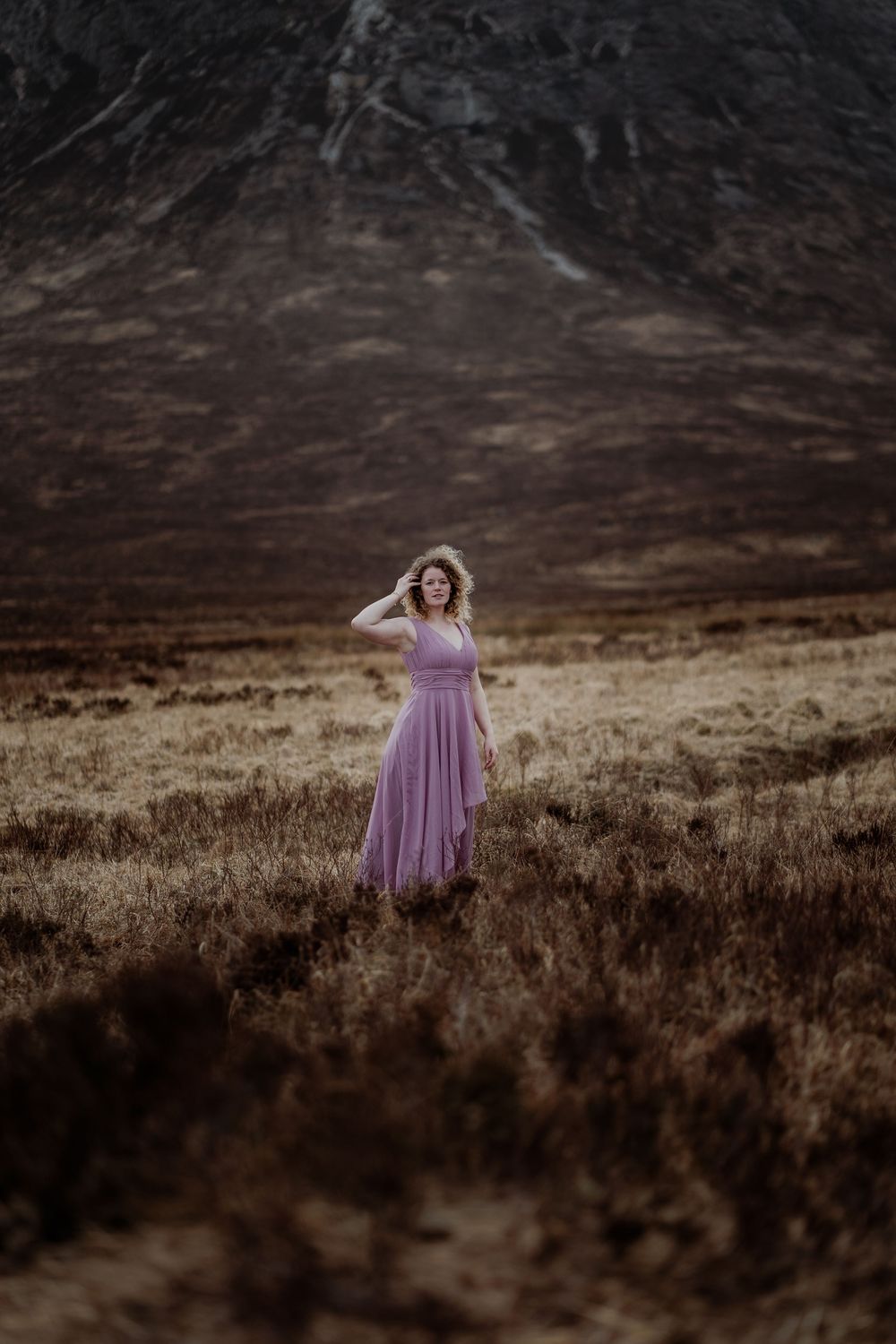 Portret shoot bij Buachaille Etive Mor – Sassenach Session Schotland