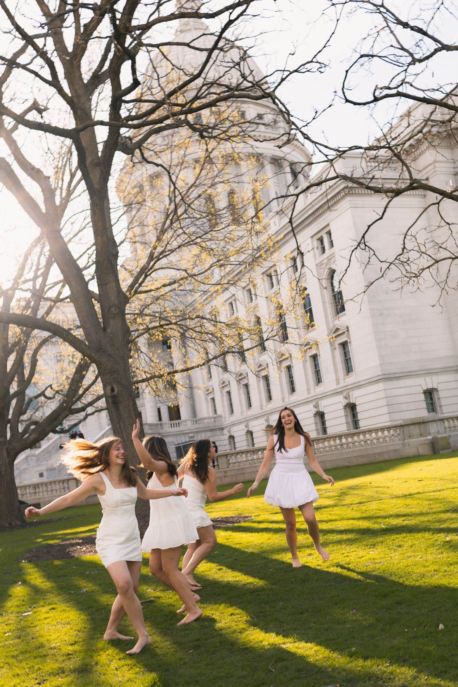 uw madison university of wisconsin alumni graduation graduates professional photos bascom hill capitol building college sorority sisters
