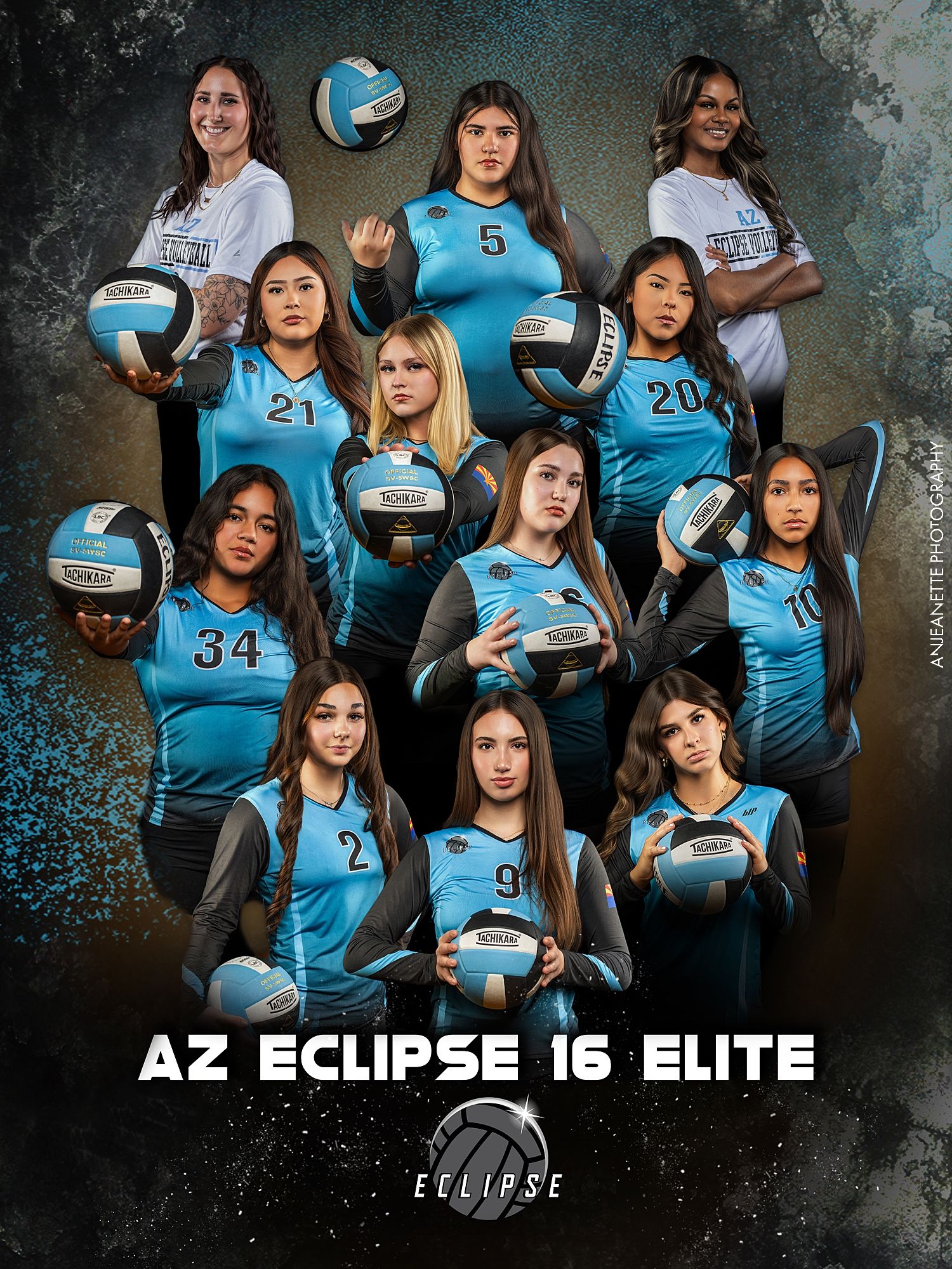 Top 10 best banners team sports media day photographers near me photo packages in phoenix valley az sports photography Anjeanette volleyball