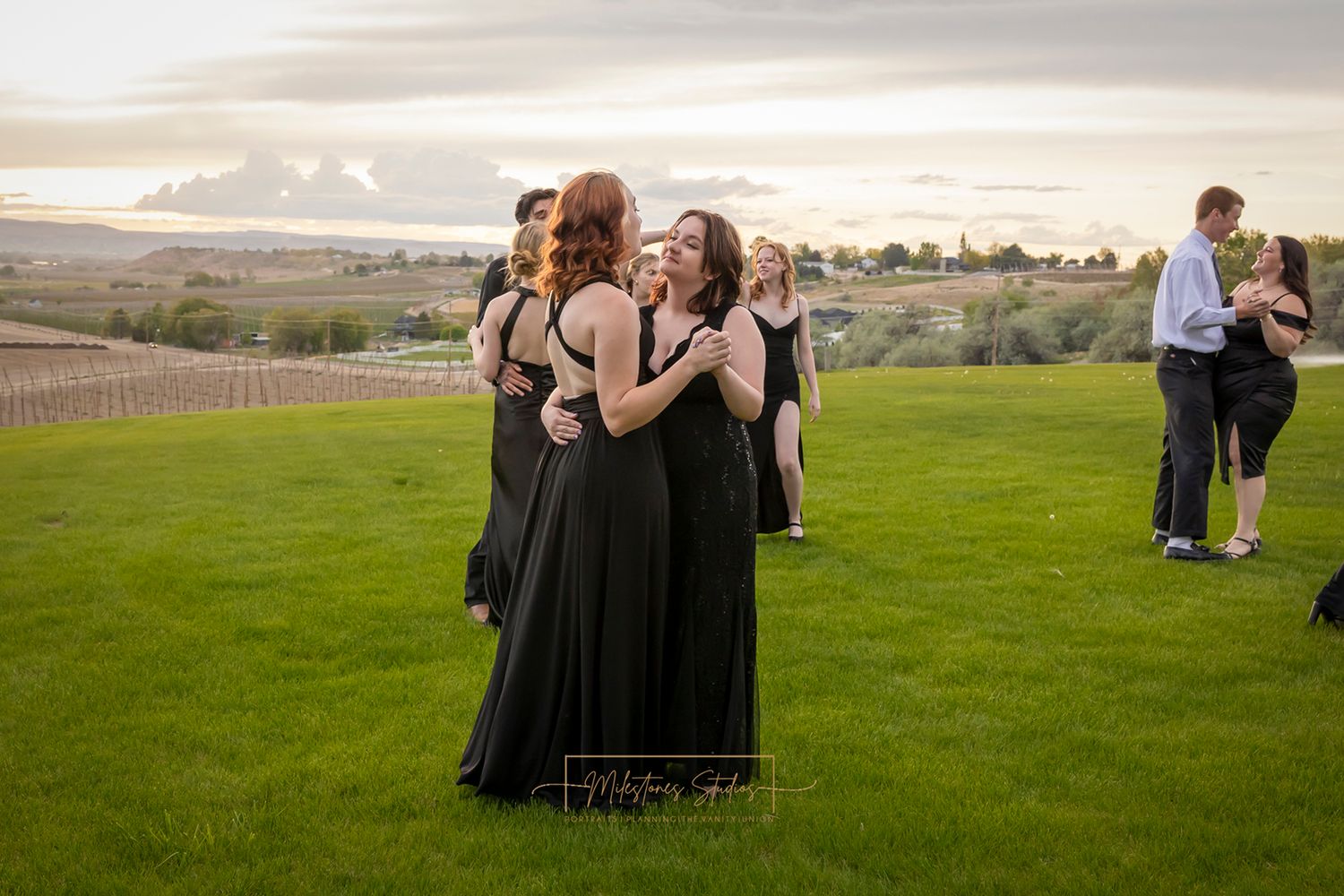 Dancing at wedding reception Garman Hill