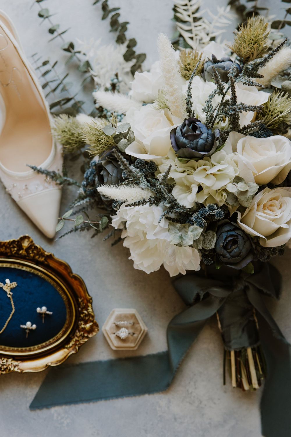 Wedding details at Ever After Farms Stockyard Barn captured by Lindsay McDow Photography. Top Knot Artistry, DJ Last Call
