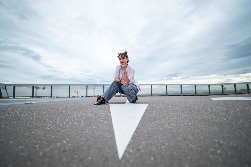 Shooting photo portrait urbain à Strasbourg