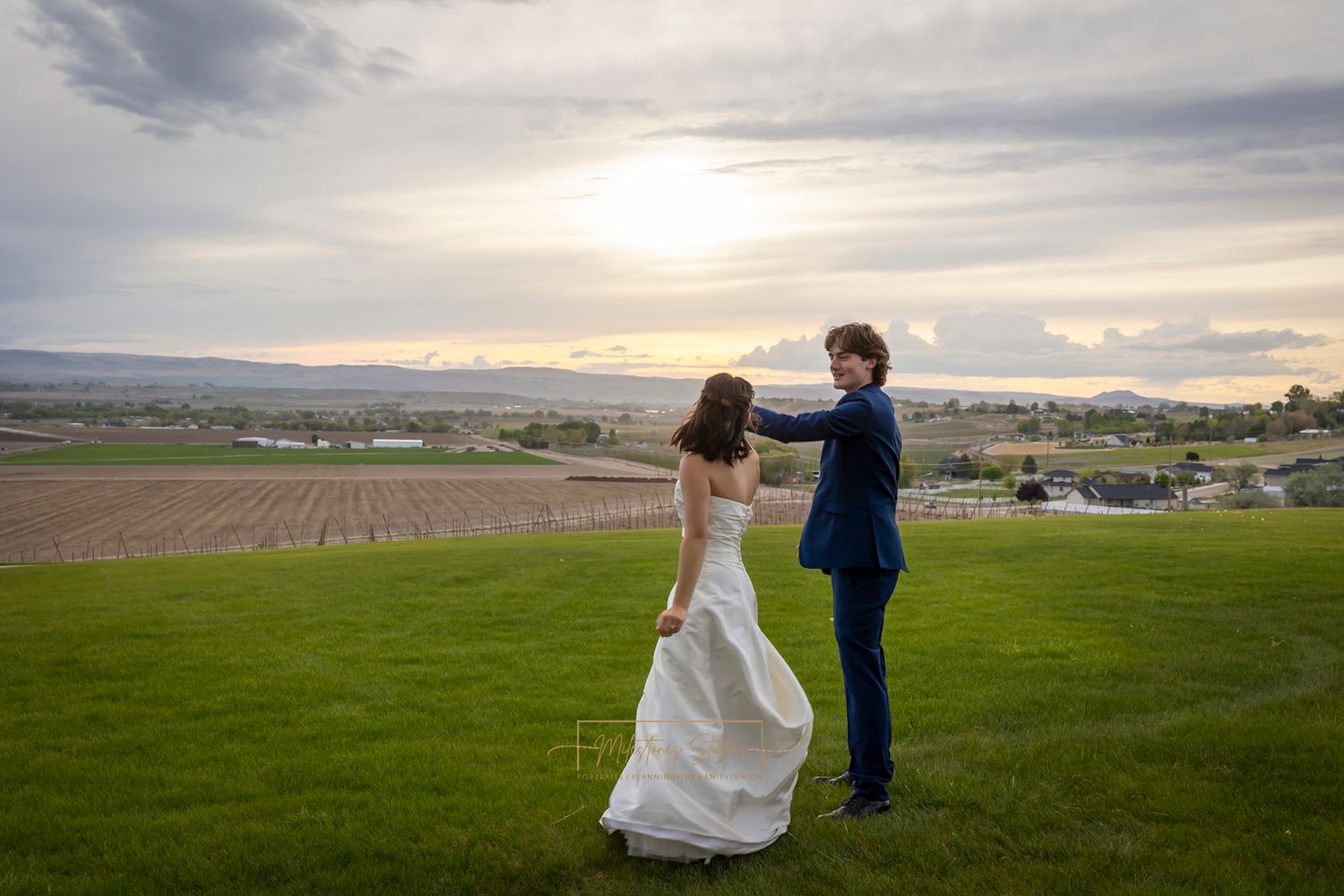 Dancing at wedding reception Garman Hill