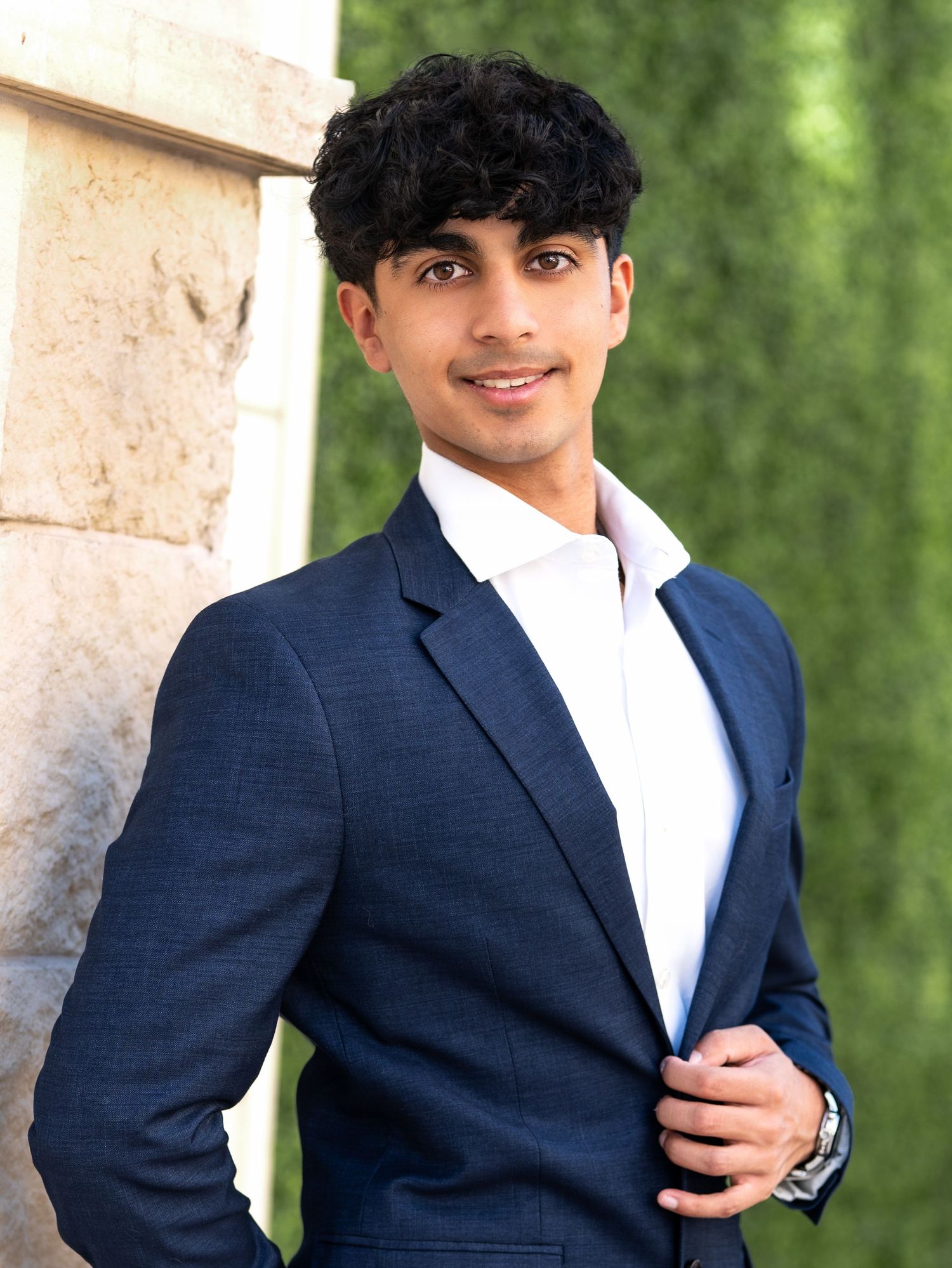 Guy senior photo session Legacy West Plano Texas with soccer ball