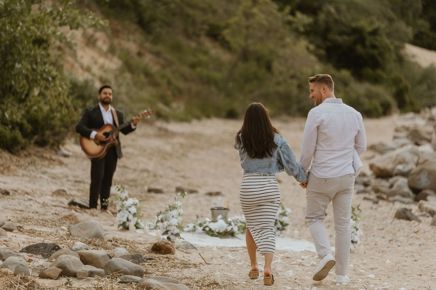 Surprise beach proposal in Long Island, NY