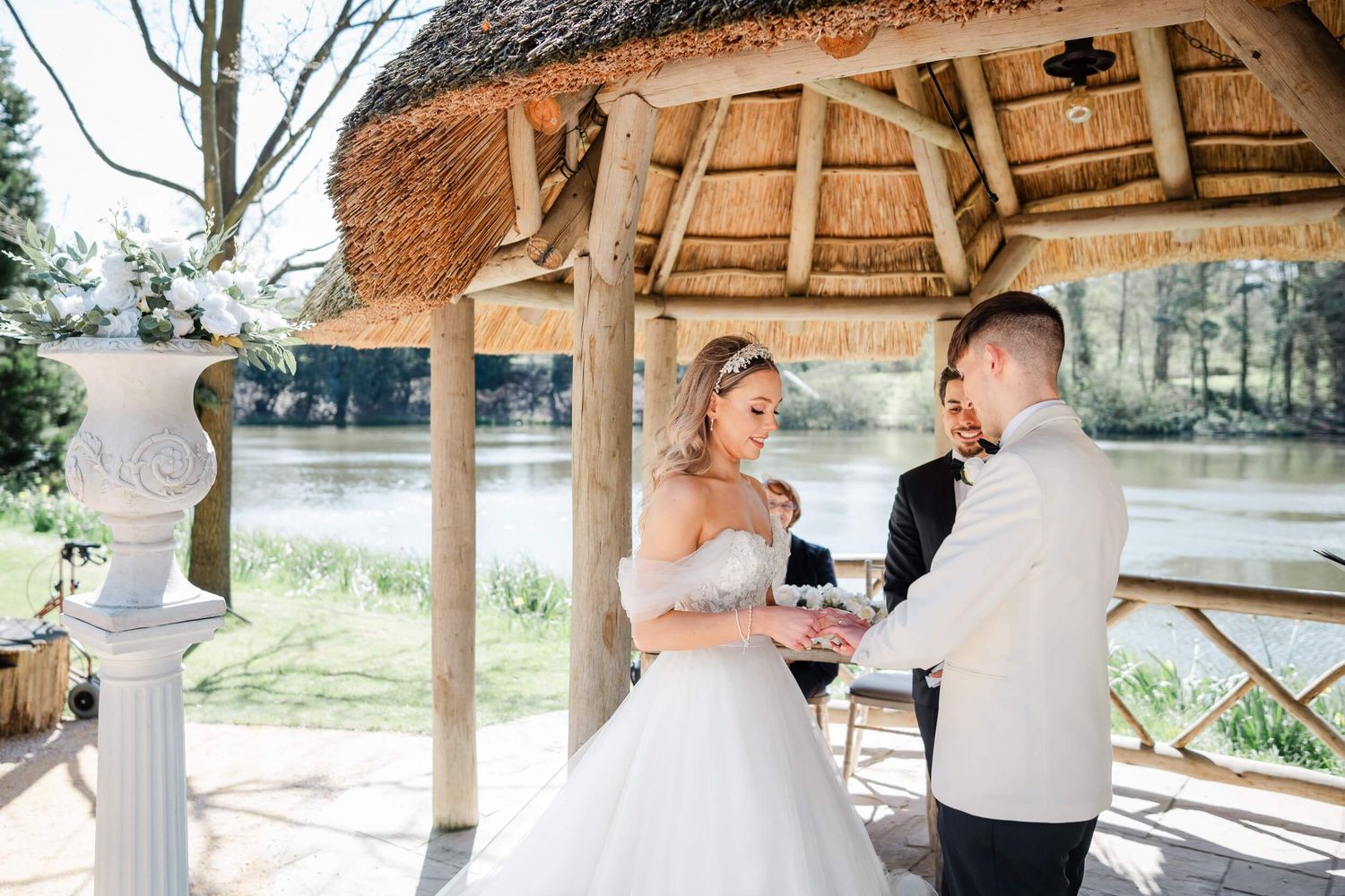 Ring Exchange, Wedding Photography at The Orangery Maidstone Kent