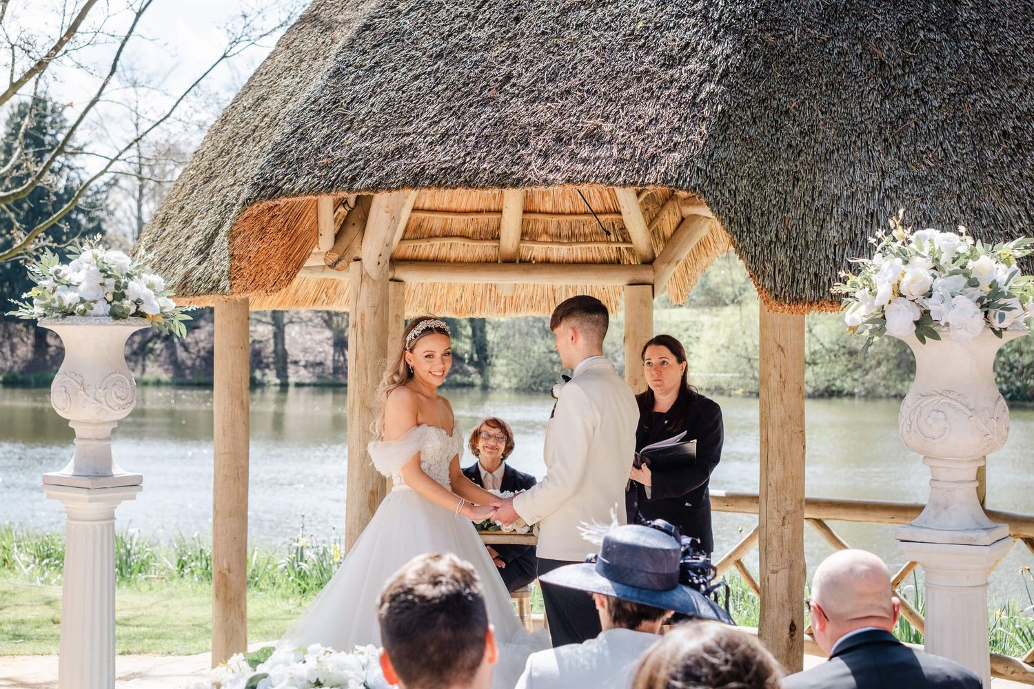 Wedding ceremony at The Orangery Maidstone Kent