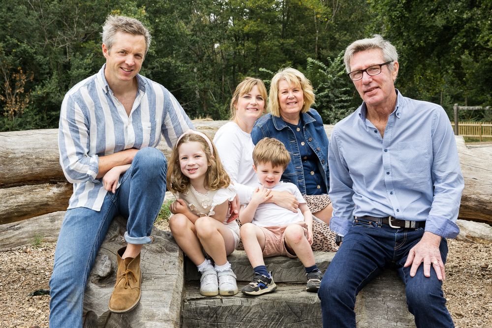 multi generational family photo