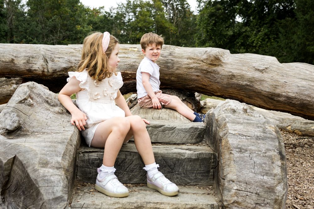 wooden playground in wanstead park london