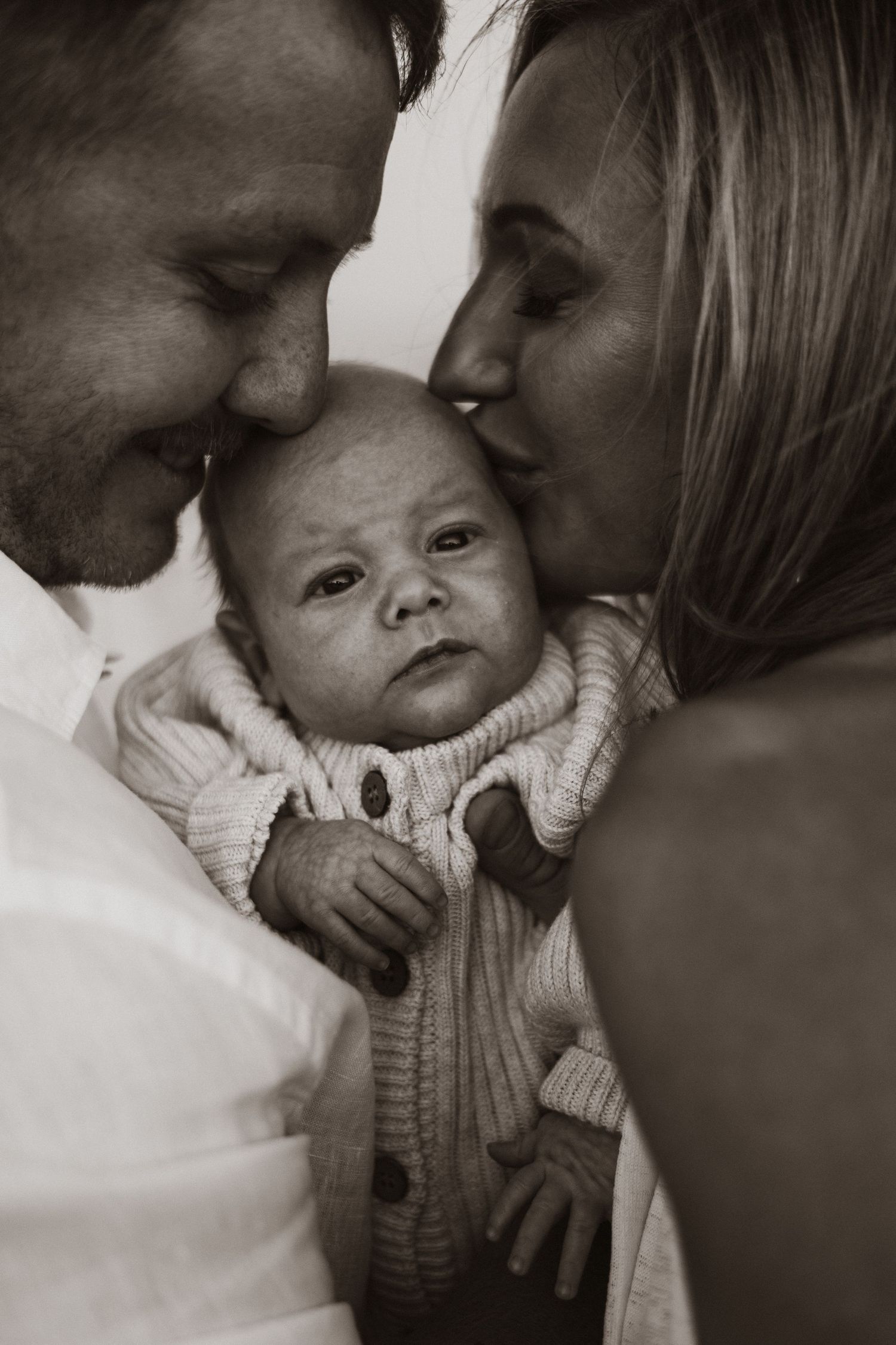 Newborn family photoshoot