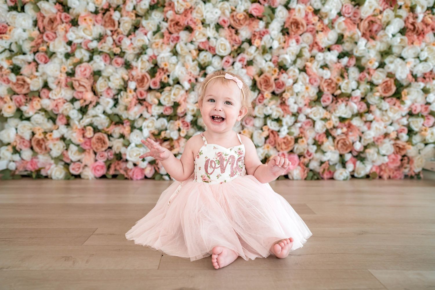 1st birthday at Pink Pineapple Studio, Bedford Texas