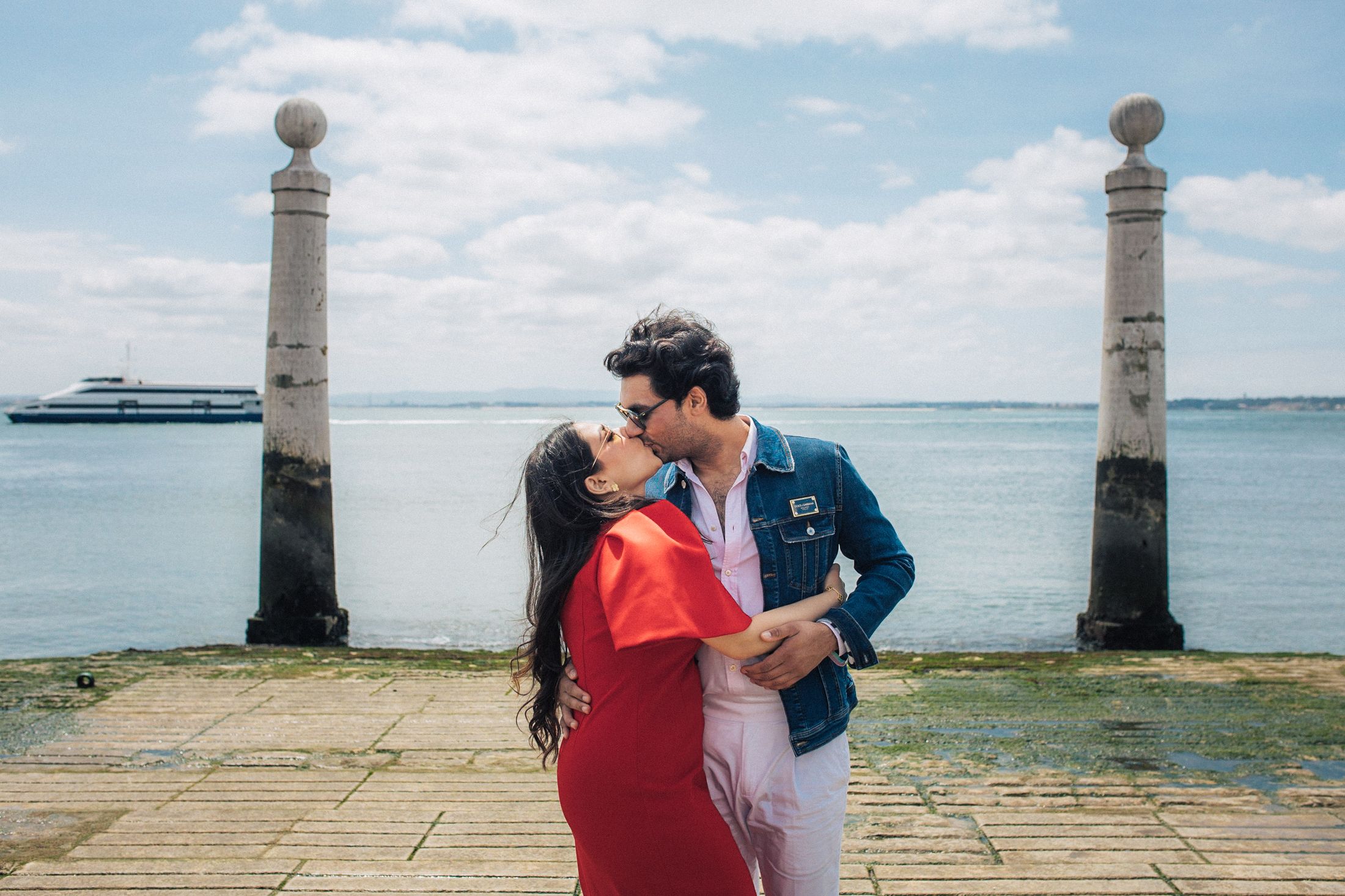 Pre-wedding photography in Lisbon for Indian couple visiting Portugal.