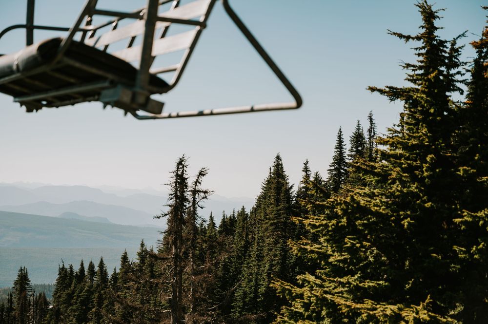 Adventure photoshoot scenic chairlift Mt Washington Strathcona Park Vancouver Island. Photography by Photographer Soulfull Photographs