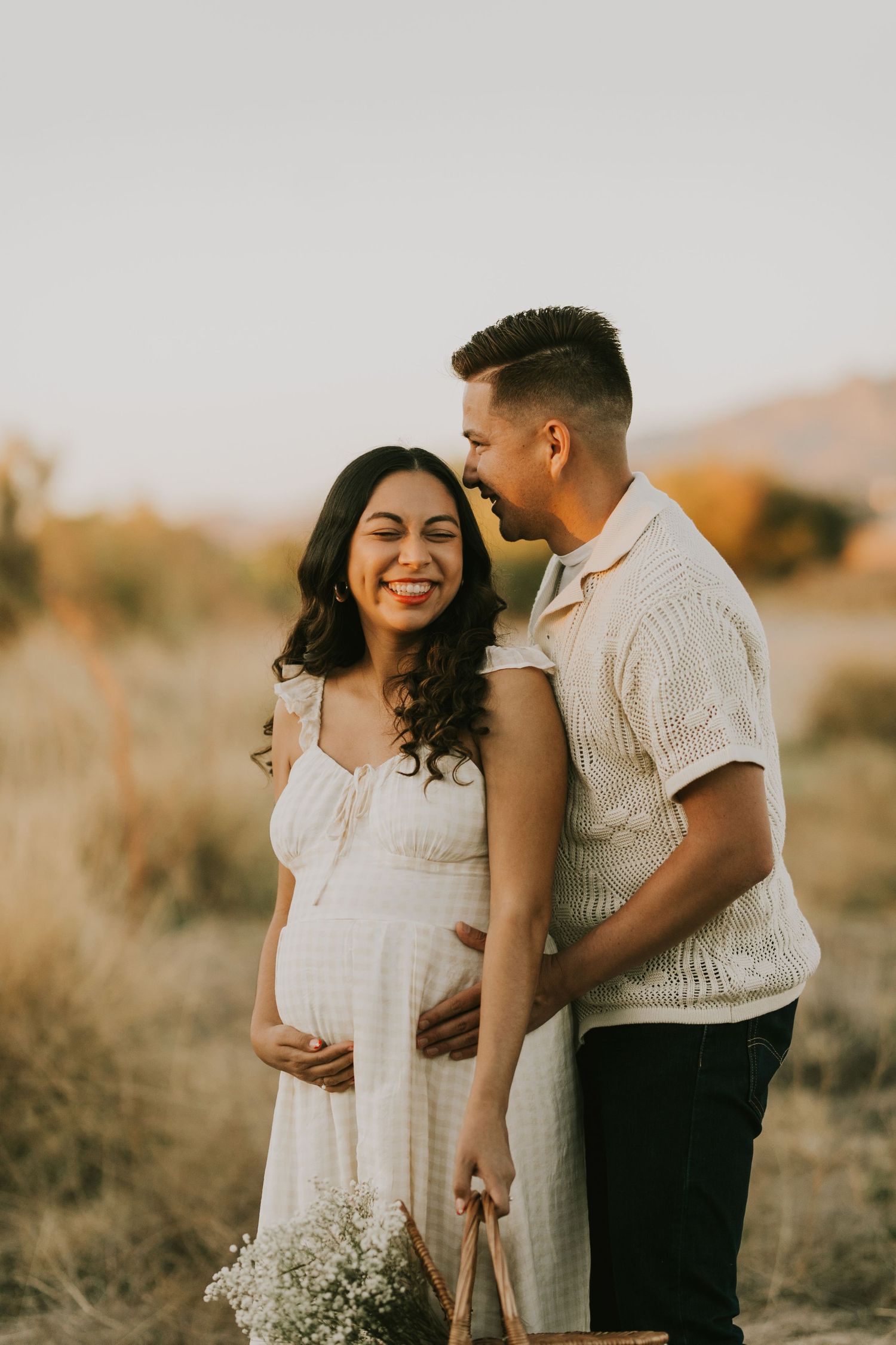 Beautiful maternity session near the Rio Grande in El Paso Texas
