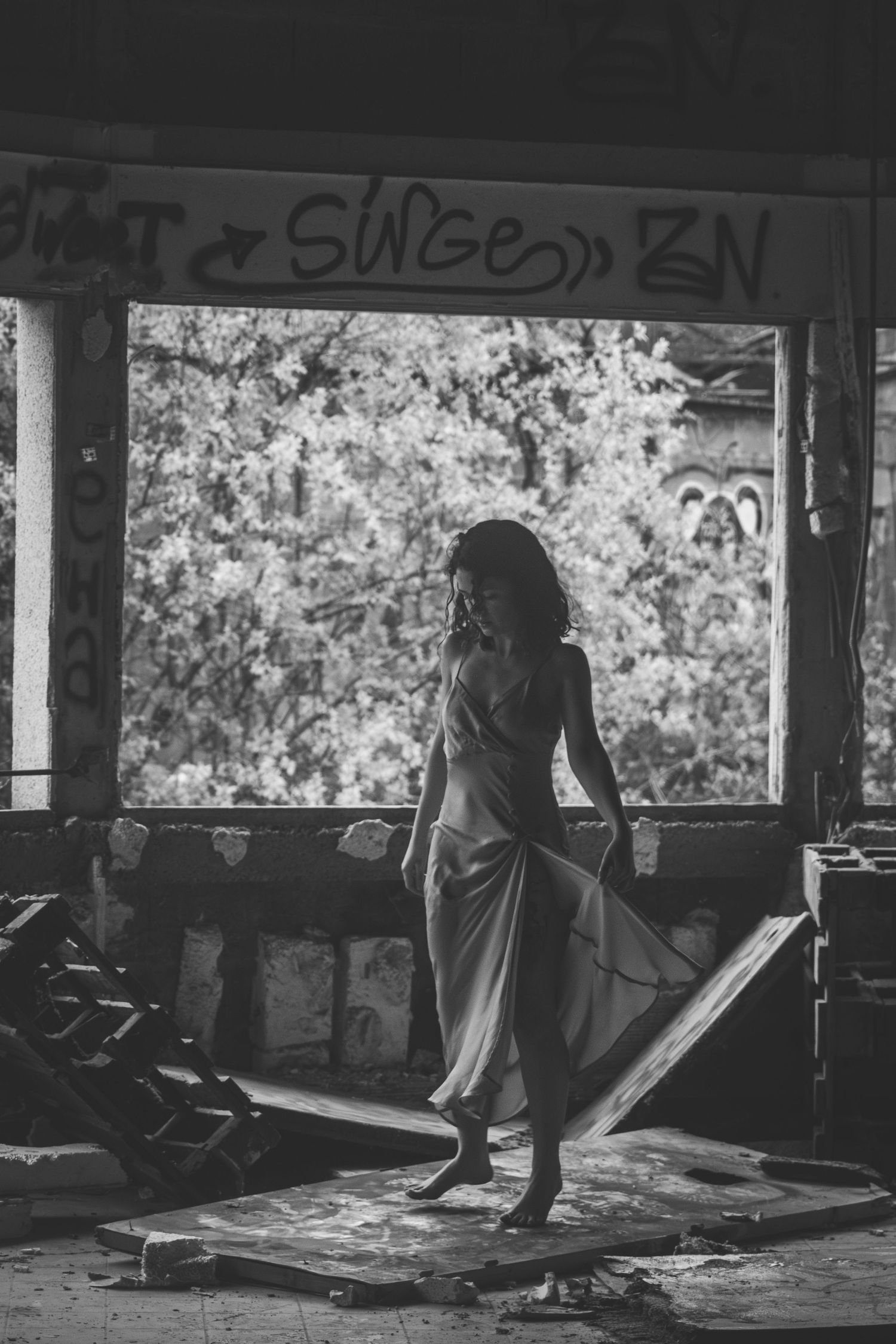 Séance photo en urbex