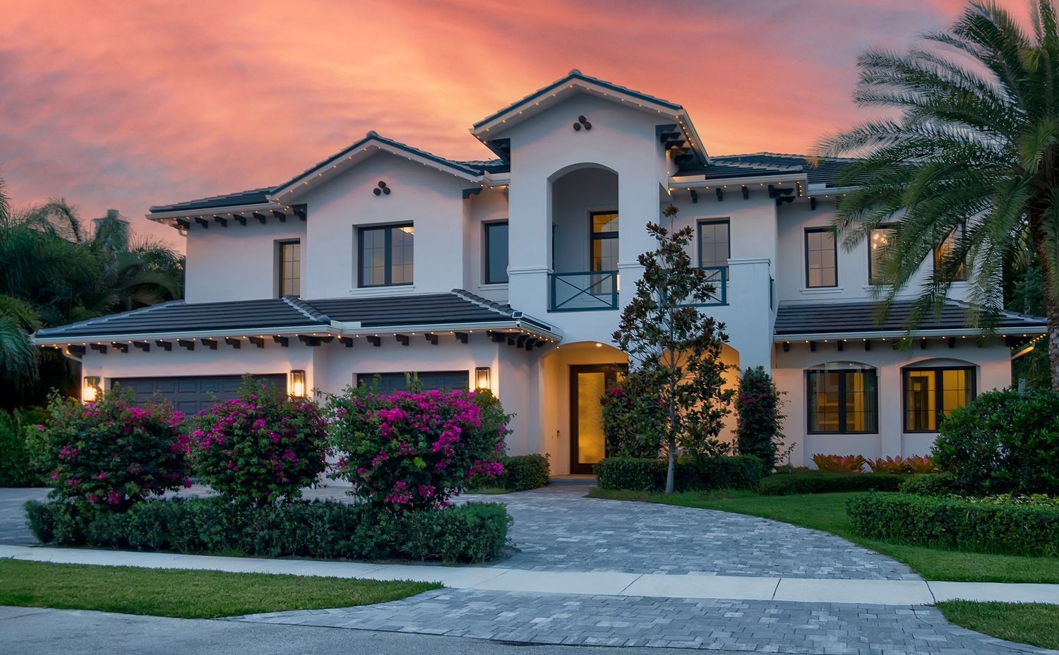 HDR exterior twilight real estate photography boca raton