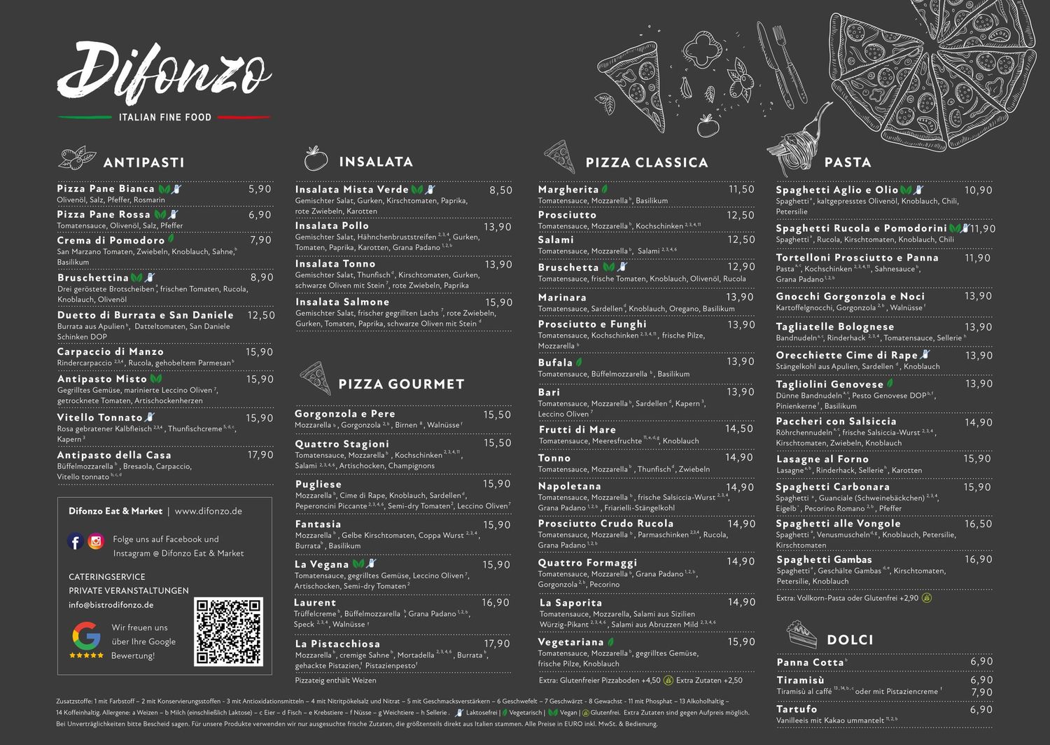 Difonzo Eat & Market in Isernhagen-Altwarmbüchen
Krendelstr. 26
Menu