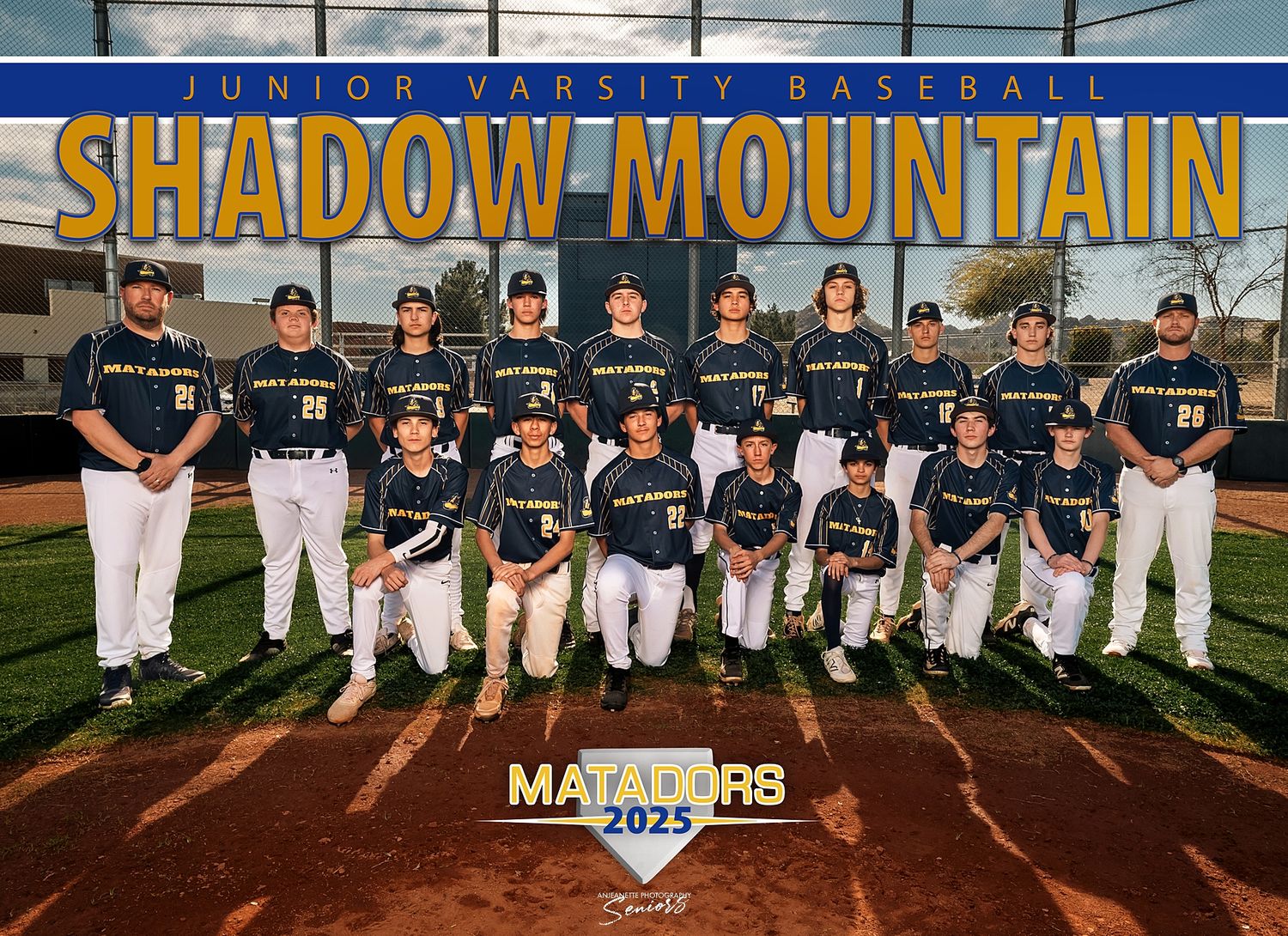 phoenix best baseball top 10 team photos sports photographer Anjeanette Photography Portraits Arizona Paradise Valley